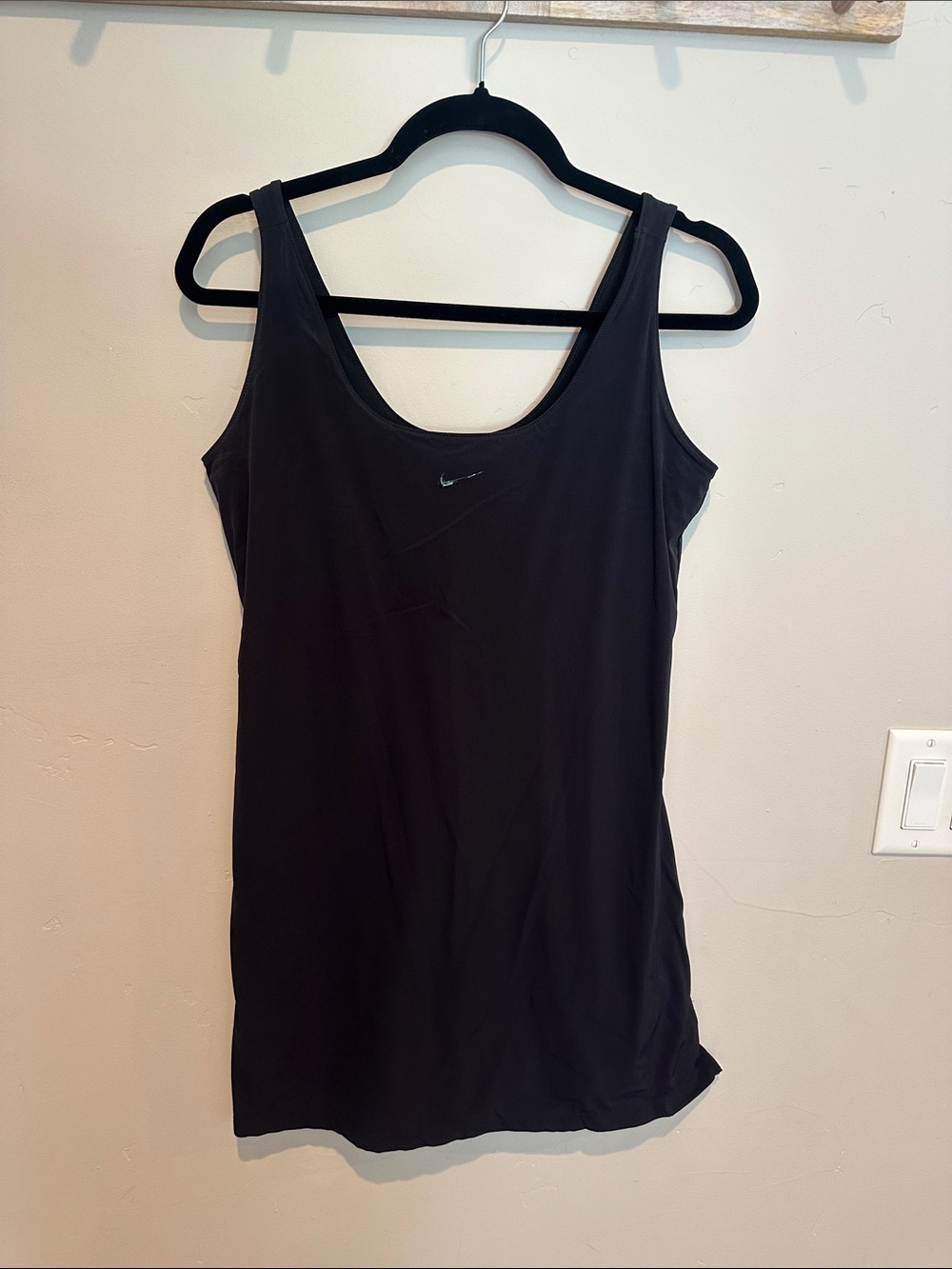 Nike Black Scoop-Neck Athletic Dress with Shorts